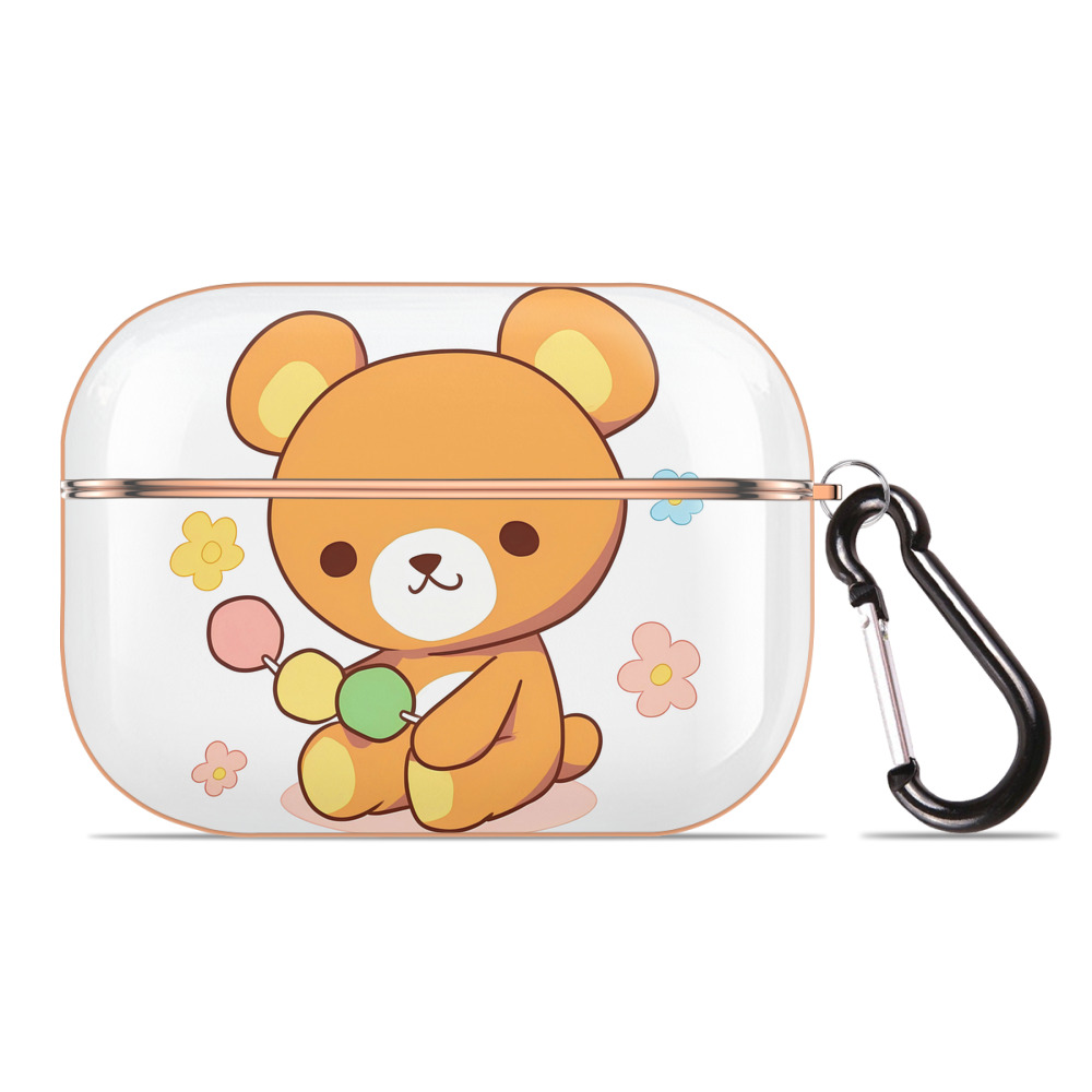 （画像用） リラックマ リラックマ キイロイトリ Rilakkuma Korilakkuma Kiiroitori 【AirPods Pro用】ハードシェル保護ケース｜耐衝撃・防指紋・カラビナ付き商品仕様