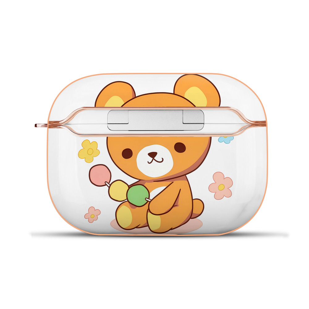 （画像用） リラックマ リラックマ キイロイトリ Rilakkuma Korilakkuma Kiiroitori 【AirPods Pro用】ハードシェル保護ケース｜耐衝撃・防指紋・カラビナ付き商品仕様