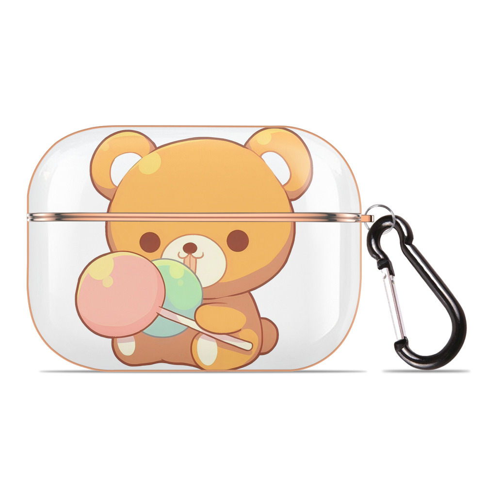 （画像用） リラックマ リラックマ キイロイトリ Rilakkuma Korilakkuma Kiiroitori 【AirPods Pro用】ハードシェル保護ケース｜耐衝撃・防指紋・カラビナ付き商品仕様
