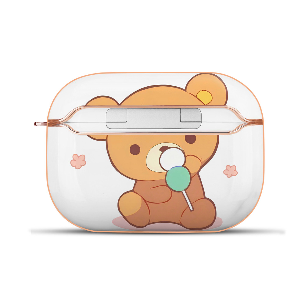 （画像用） リラックマ リラックマ キイロイトリ Rilakkuma Korilakkuma Kiiroitori 【AirPods Pro用】ハードシェル保護ケース｜耐衝撃・防指紋・カラビナ付き商品仕様