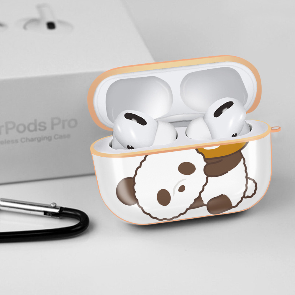 リラックマ リラックマ キイロイトリ Rilakkuma Korilakkuma Kiiroitori 【AirPods Pro用】ハードシェル保護ケース｜耐衝撃・防指紋・カラビナ付き商品仕様