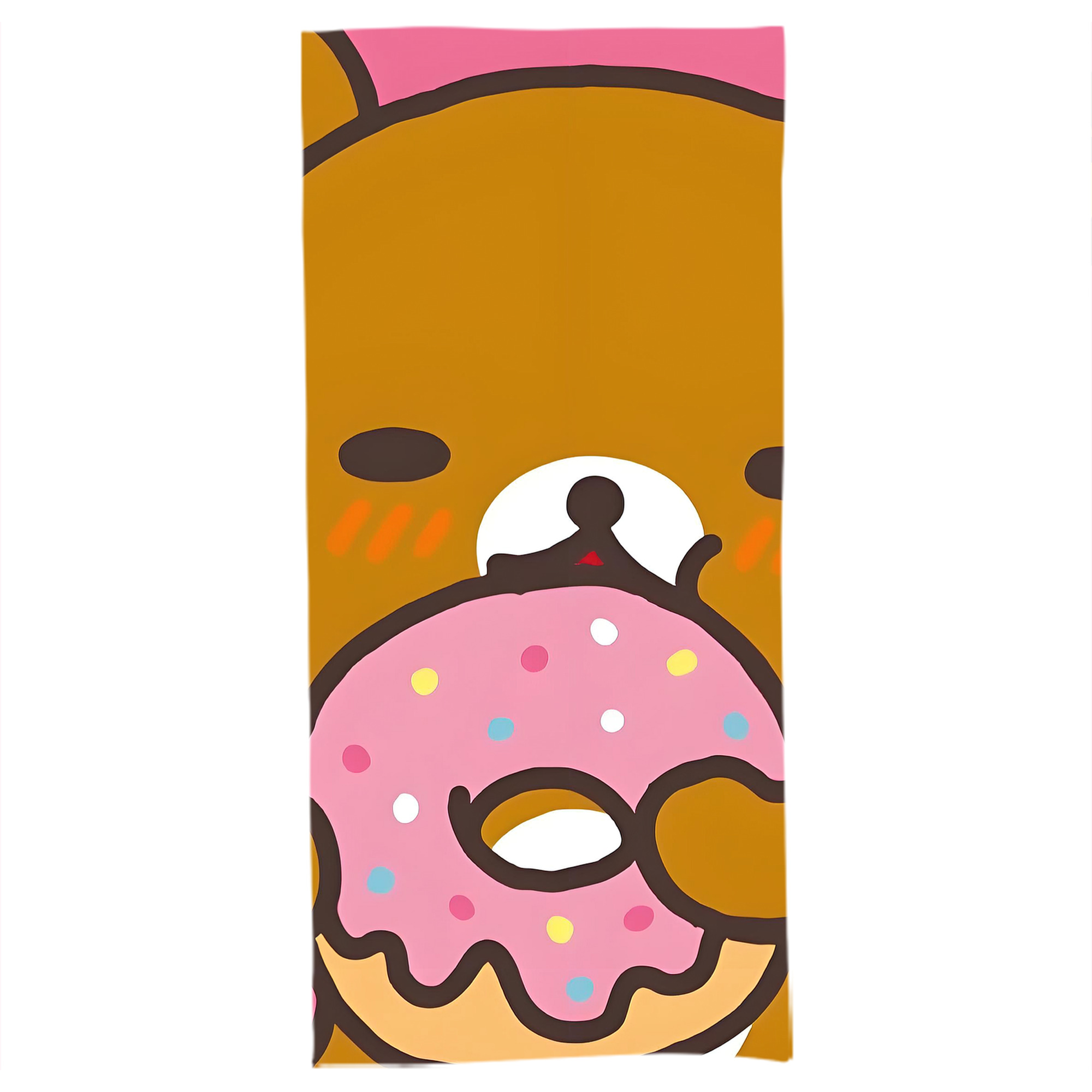 （画像用） リラックマ リラックマ キイロイトリ Rilakkuma Korilakkuma Kiiroitori 大判バスタオル 70×140cm 吸水速乾 柔らかい肌触り