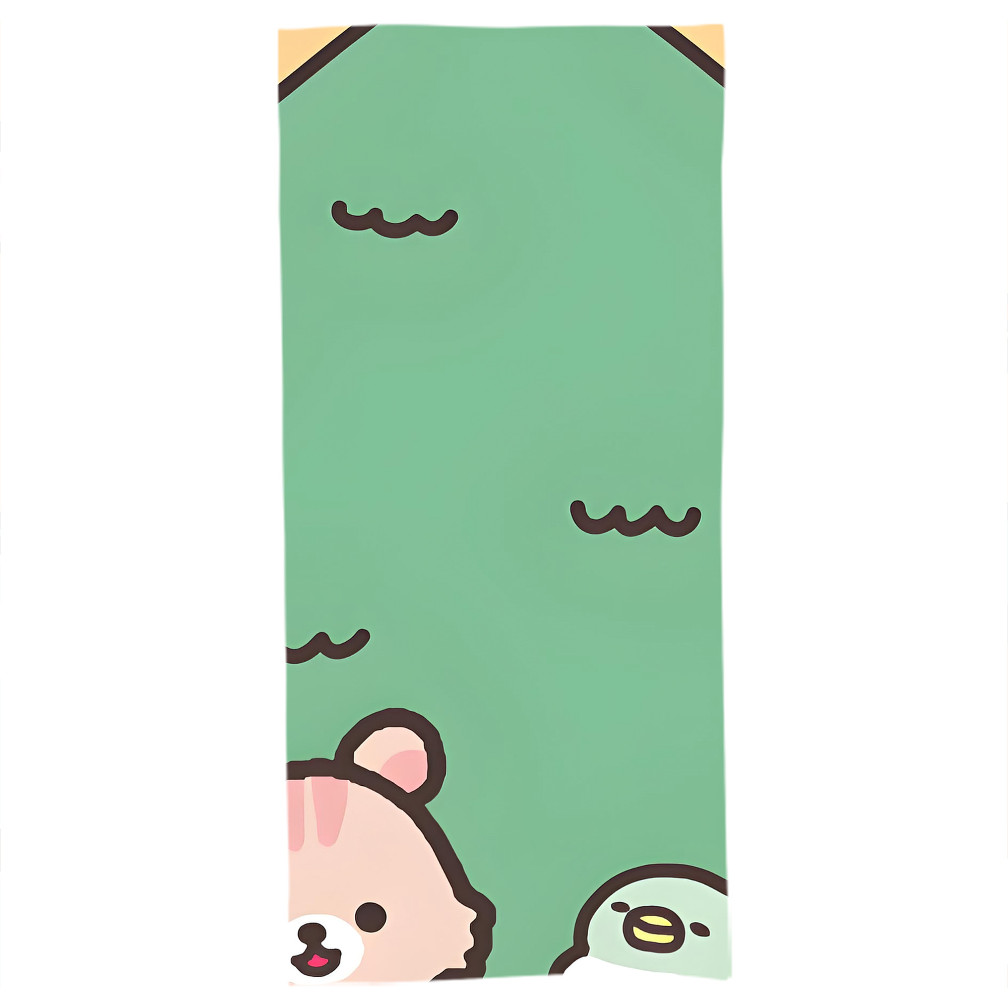 （画像用） リラックマ リラックマ キイロイトリ Rilakkuma Korilakkuma Kiiroitori 大判バスタオル 70×140cm 吸水速乾 柔らかい肌触り