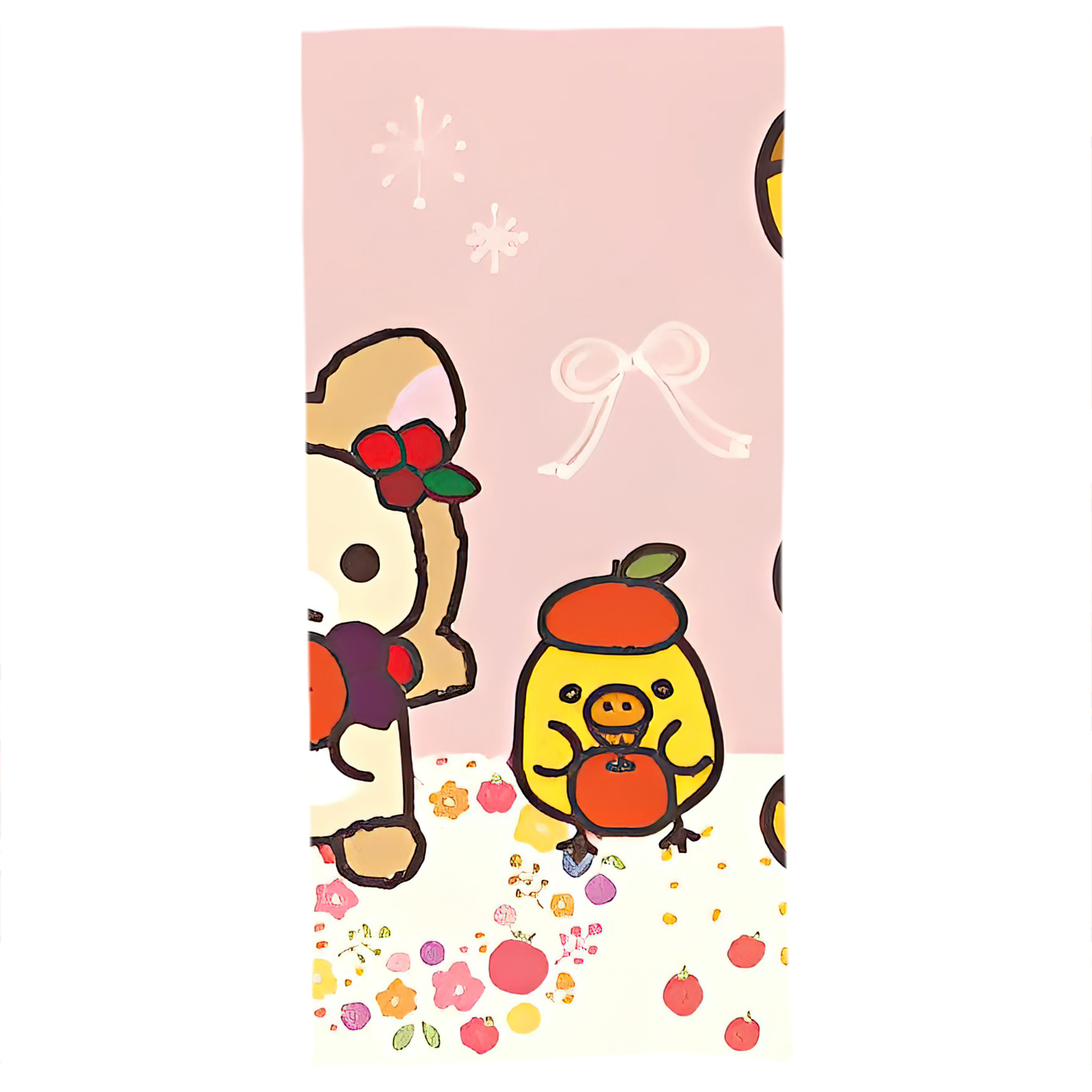 （画像用） リラックマ リラックマ キイロイトリ Rilakkuma Korilakkuma Kiiroitori 大判バスタオル 70×140cm 吸水速乾 柔らかい肌触り