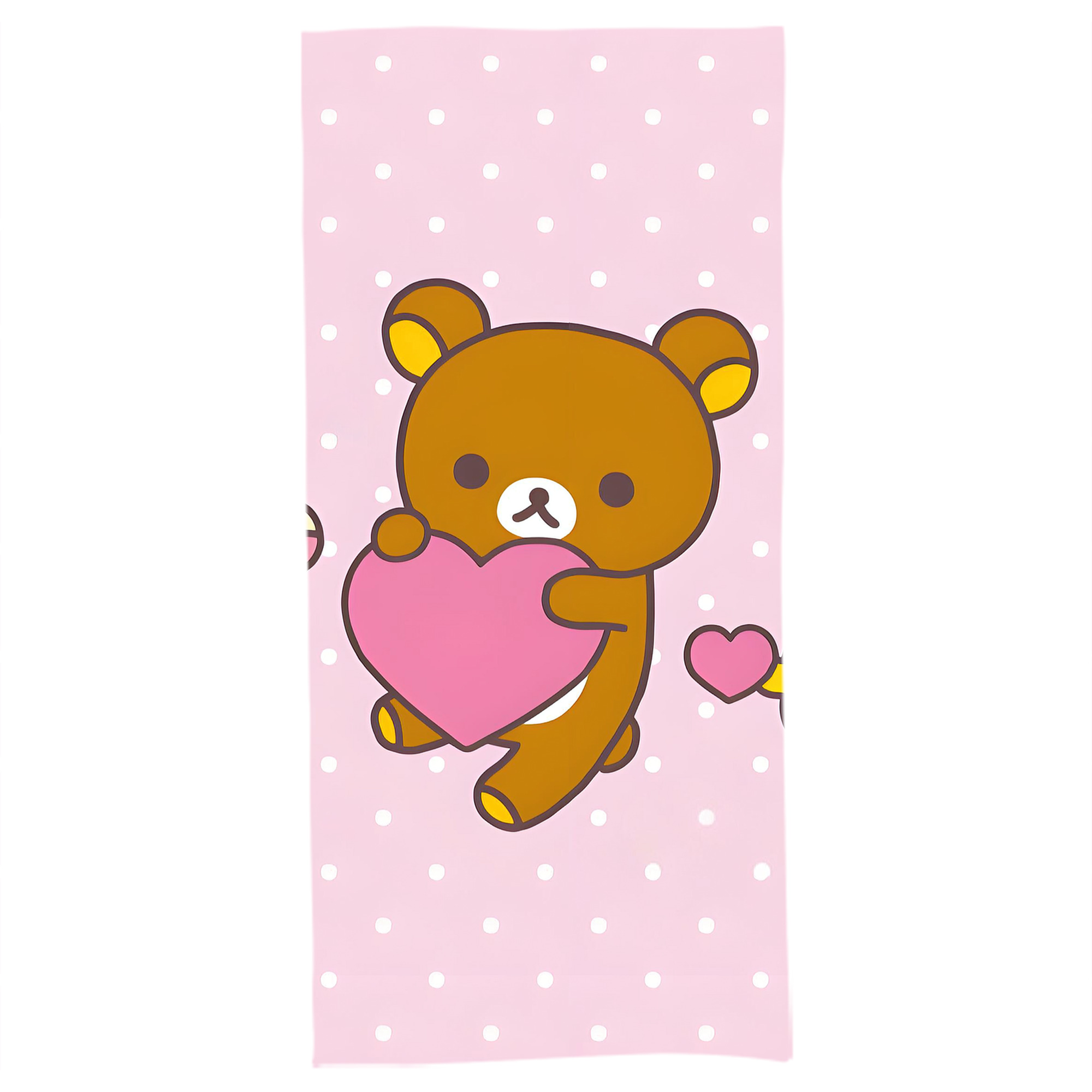（画像用） リラックマ リラックマ キイロイトリ Rilakkuma Korilakkuma Kiiroitori 大判バスタオル 70×140cm 吸水速乾 柔らかい肌触り