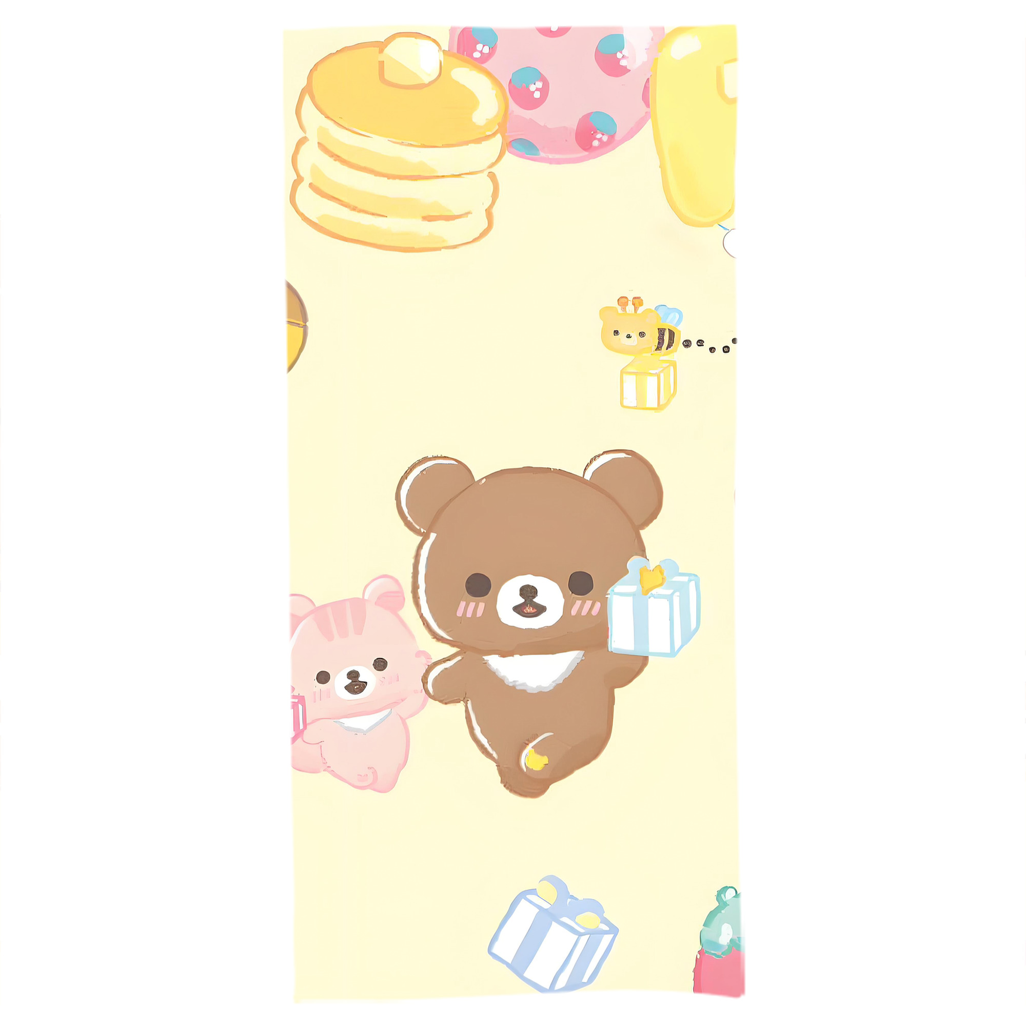 （画像用） リラックマ リラックマ キイロイトリ Rilakkuma Korilakkuma Kiiroitori 大判バスタオル 70×140cm 吸水速乾 柔らかい肌触り