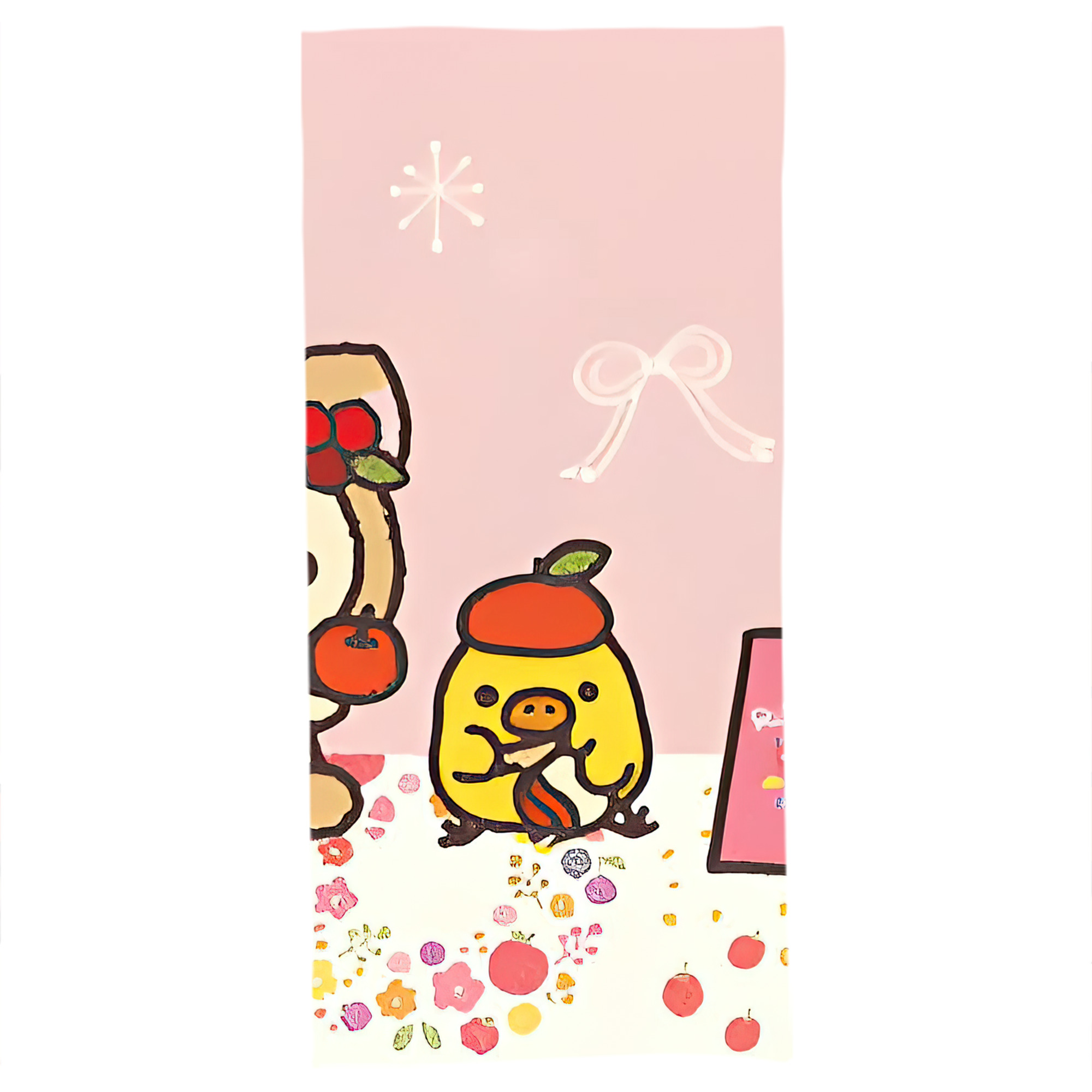 （画像用） リラックマ リラックマ キイロイトリ Rilakkuma Korilakkuma Kiiroitori 大判バスタオル 70×140cm 吸水速乾 柔らかい肌触り