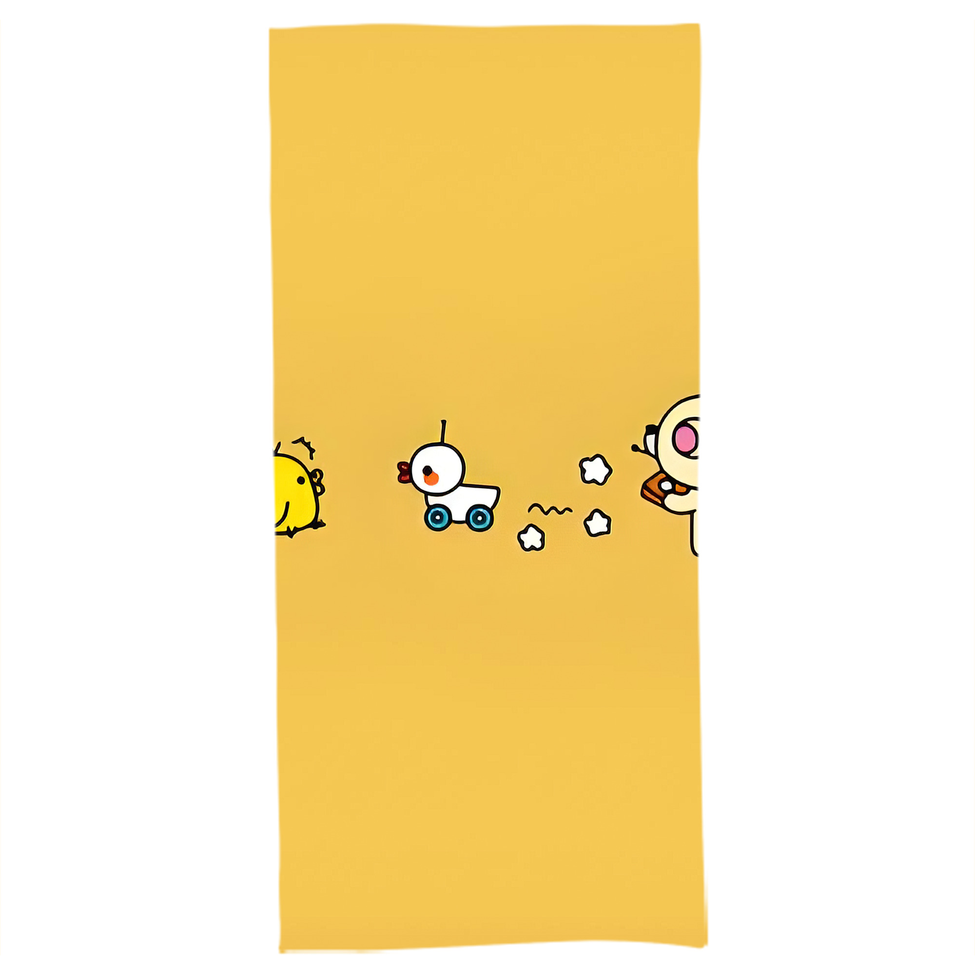 （画像用） リラックマ リラックマ キイロイトリ Rilakkuma Korilakkuma Kiiroitori 大判バスタオル 70×140cm 吸水速乾 柔らかい肌触り
