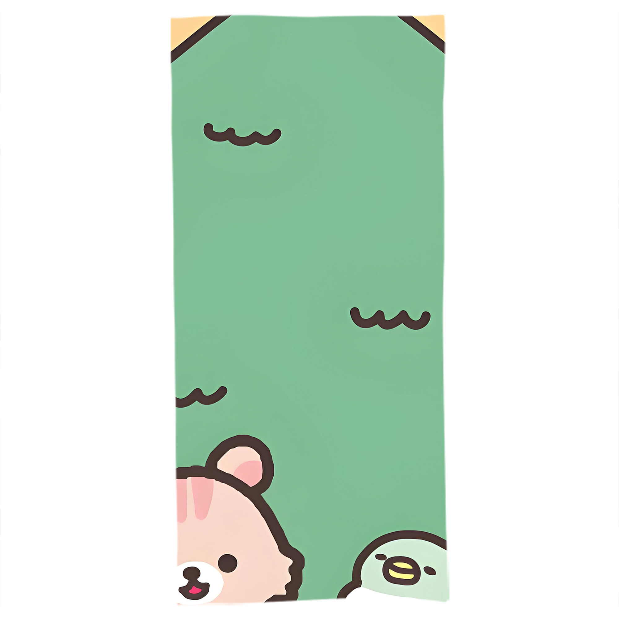 （画像用） リラックマ リラックマ キイロイトリ Rilakkuma Korilakkuma Kiiroitori 大判バスタオル 70×140cm 吸水速乾 柔らかい肌触り