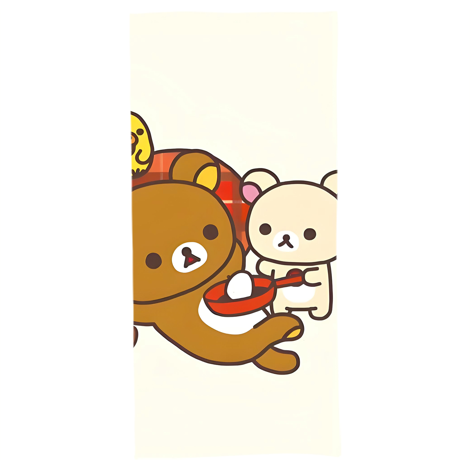 （画像用） リラックマ リラックマ キイロイトリ Rilakkuma Korilakkuma Kiiroitori 大判バスタオル 70×140cm 吸水速乾 柔らかい肌触り