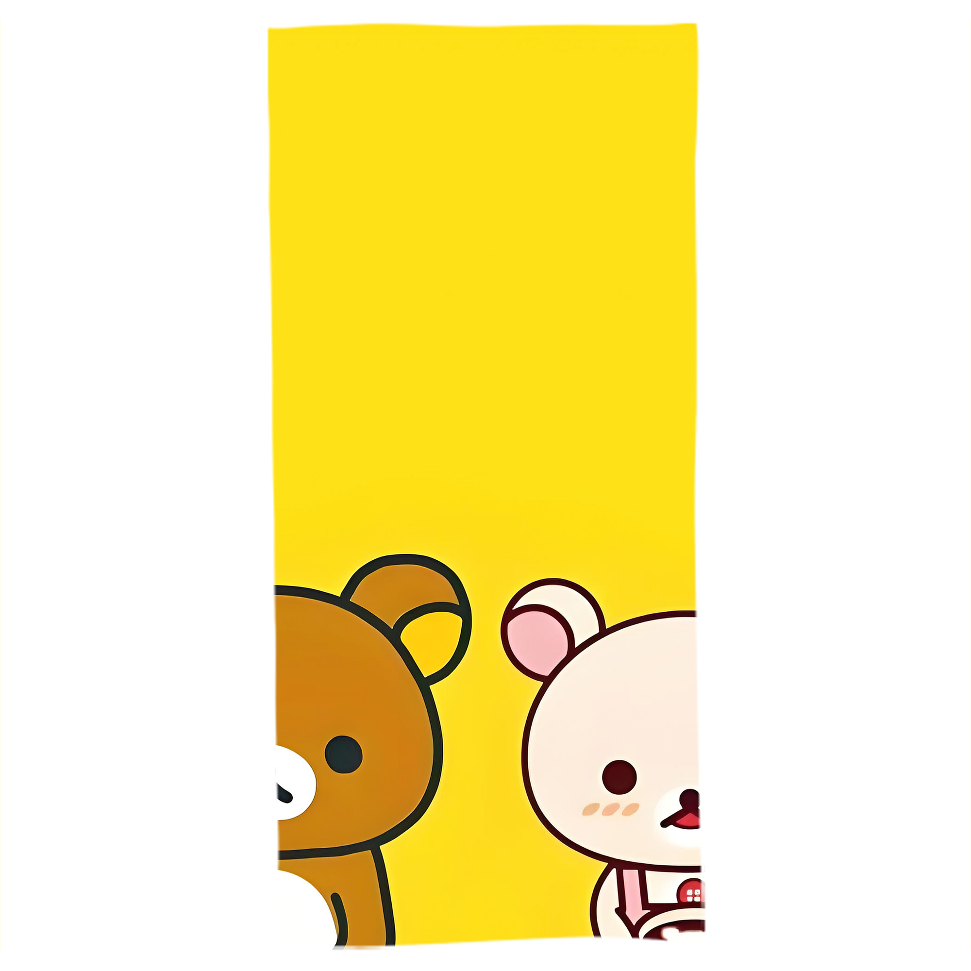 （画像用） リラックマ リラックマ キイロイトリ Rilakkuma Korilakkuma Kiiroitori 大判バスタオル 70×140cm 吸水速乾 柔らかい肌触り