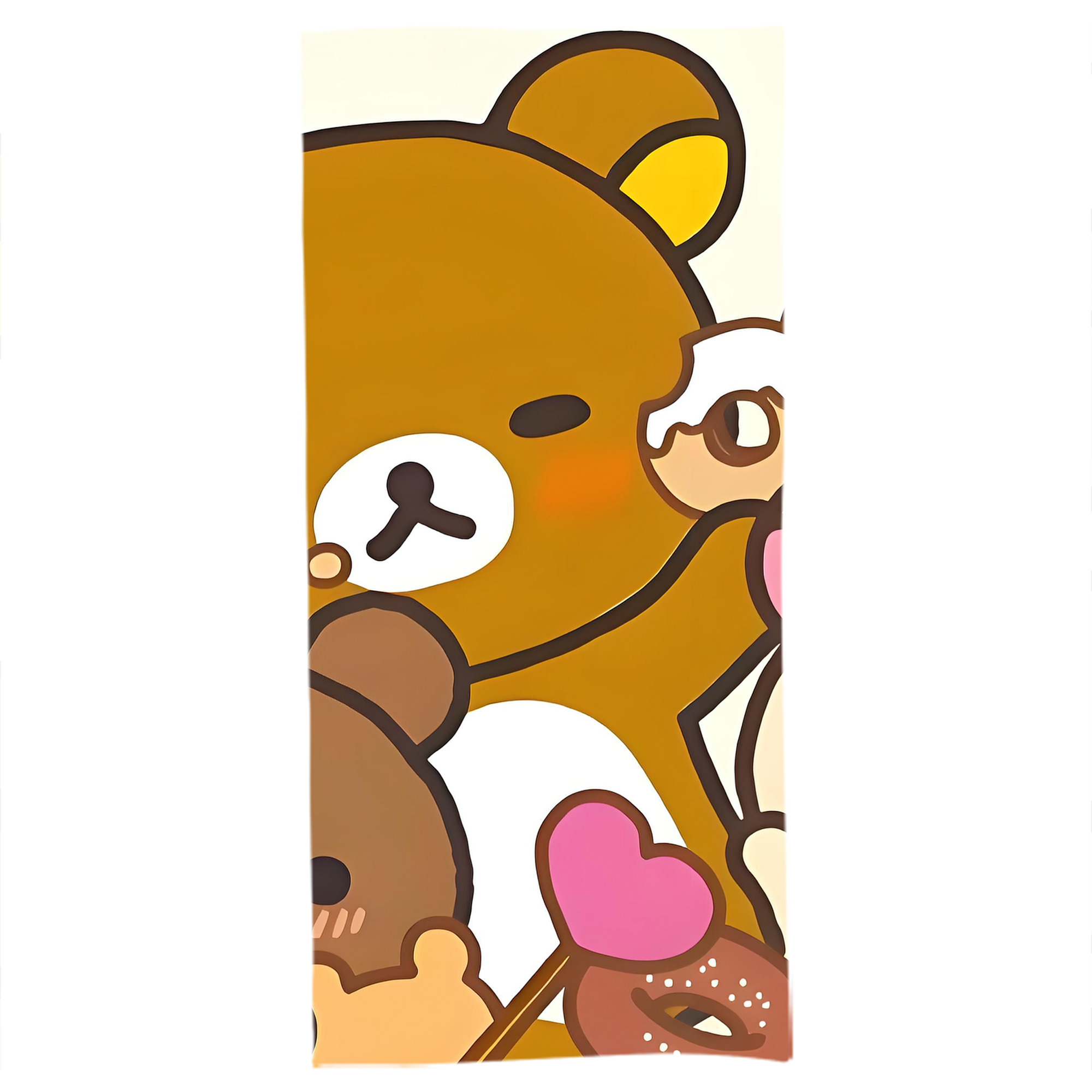 （画像用） リラックマ リラックマ キイロイトリ Rilakkuma Korilakkuma Kiiroitori 大判バスタオル 70×140cm 吸水速乾 柔らかい肌触り