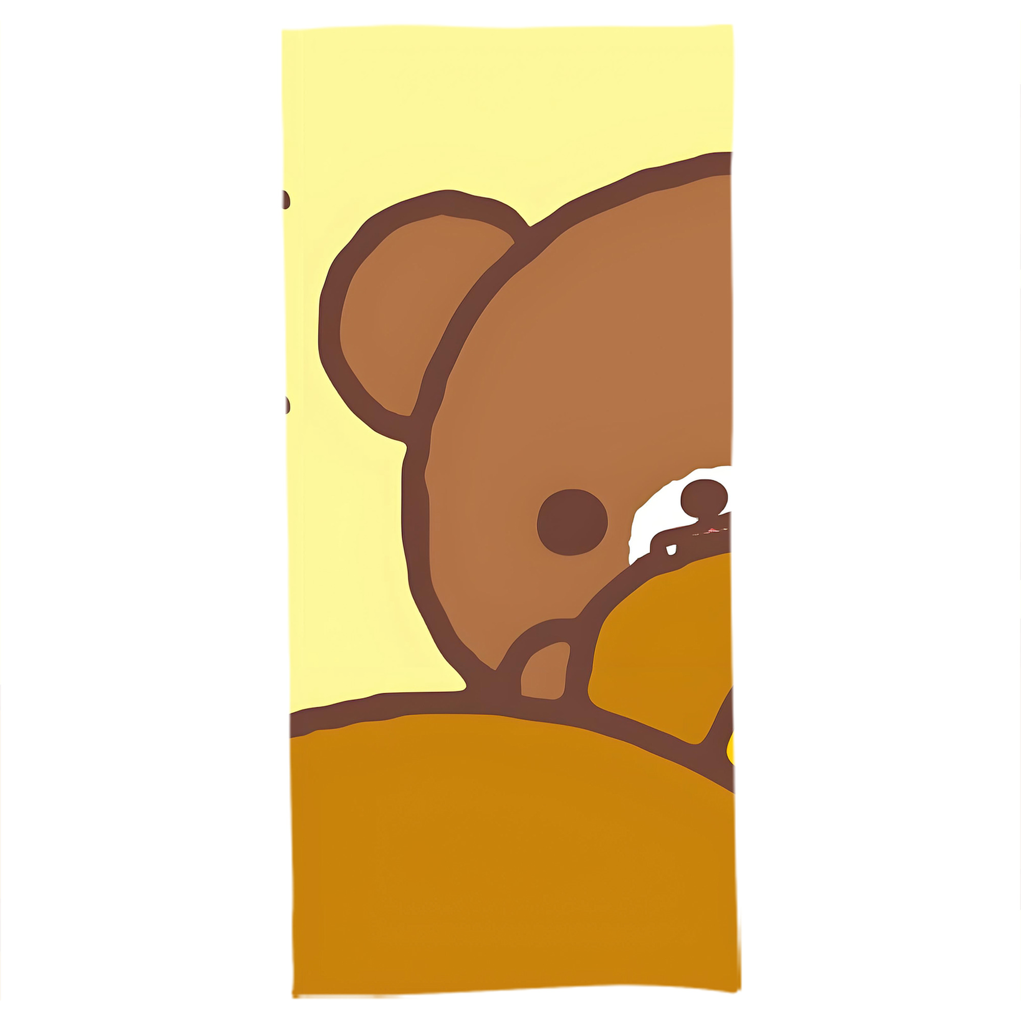 （画像用） リラックマ リラックマ キイロイトリ Rilakkuma Korilakkuma Kiiroitori 大判バスタオル 70×140cm 吸水速乾 柔らかい肌触り