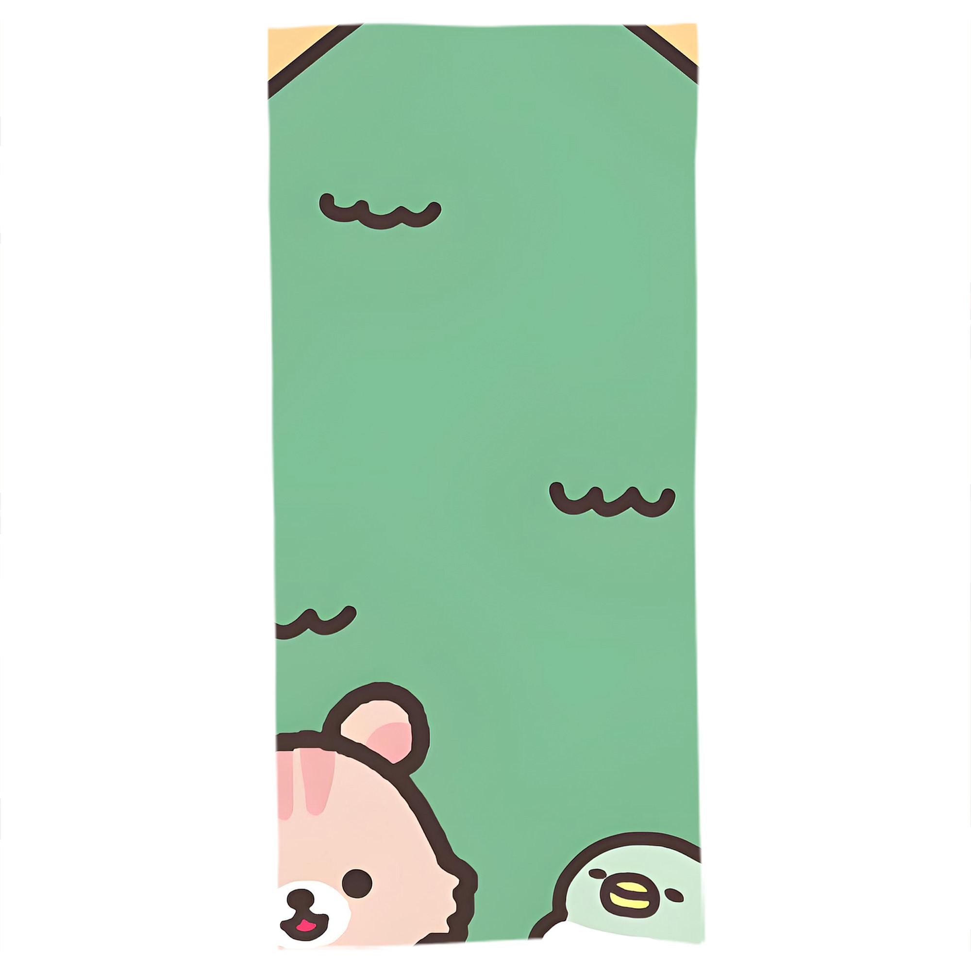 （画像用） リラックマ リラックマ キイロイトリ Rilakkuma Korilakkuma Kiiroitori 大判バスタオル 70×140cm 吸水速乾 柔らかい肌触り