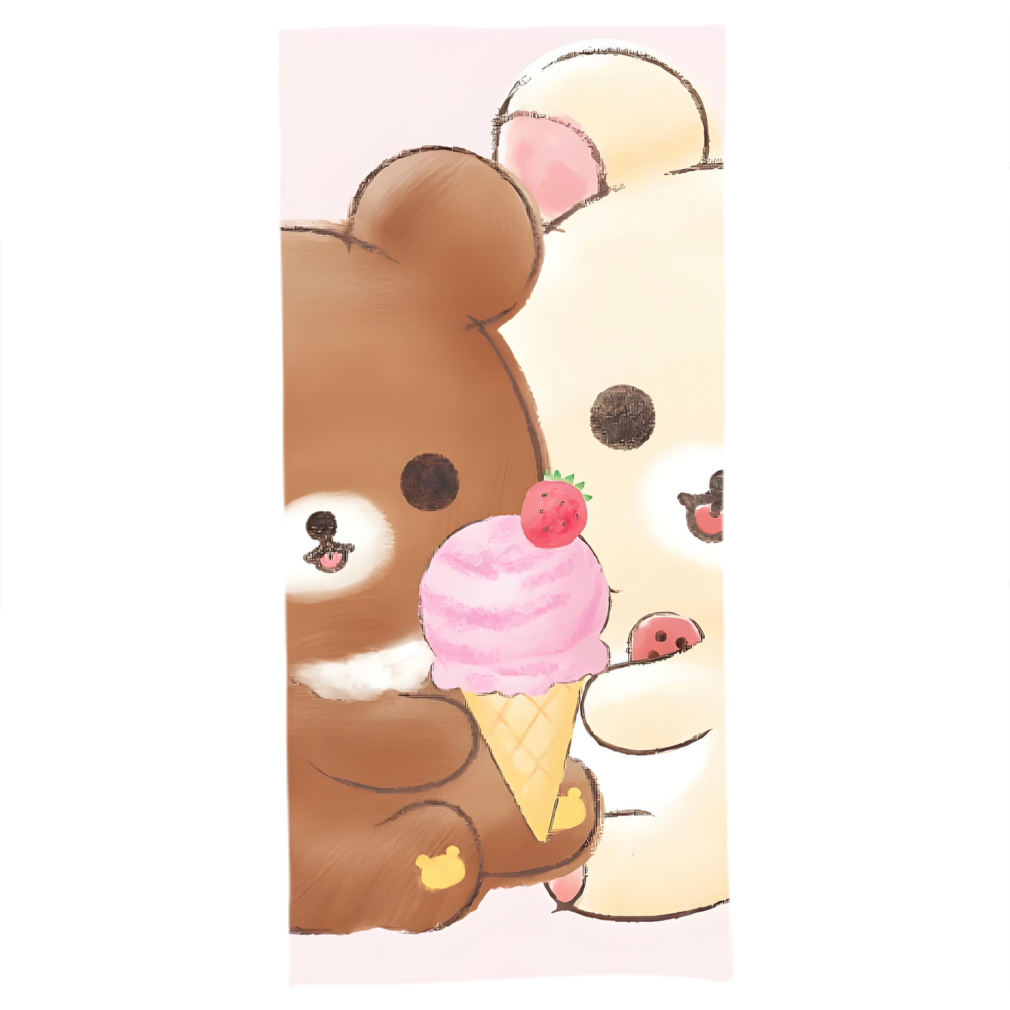 （画像用） リラックマ リラックマ キイロイトリ Rilakkuma Korilakkuma Kiiroitori 大判バスタオル 70×140cm 吸水速乾 柔らかい肌触り