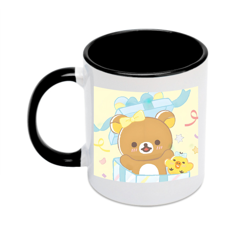 （画像用） リラックマ リラックマ キイロイトリ Rilakkuma Korilakkuma Kiiroitori カラーマグカップ