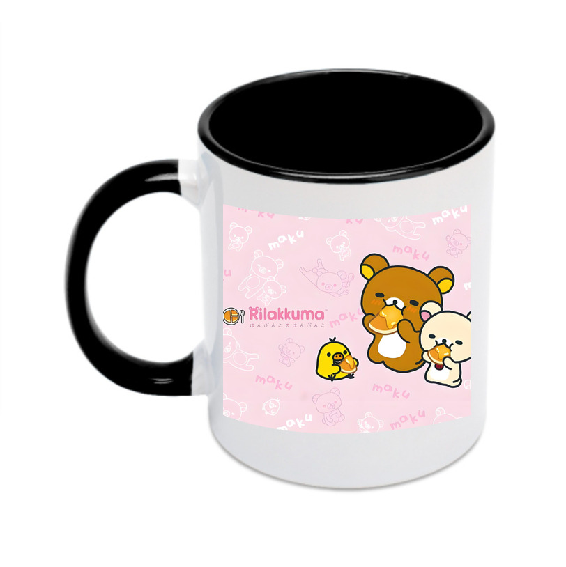 （画像用） リラックマ リラックマ キイロイトリ Rilakkuma Korilakkuma Kiiroitori カラーマグカップ