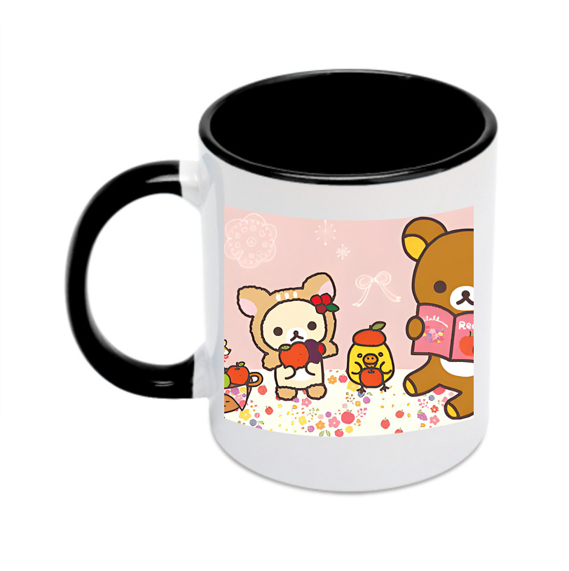 （画像用） リラックマ リラックマ キイロイトリ Rilakkuma Korilakkuma Kiiroitori カラーマグカップ