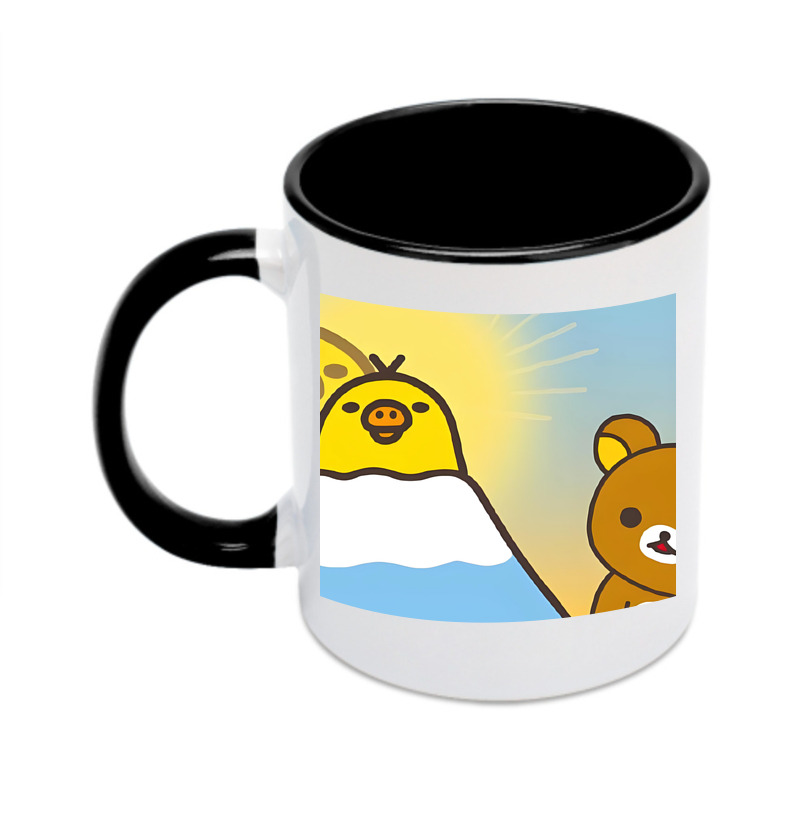 （画像用） リラックマ リラックマ キイロイトリ Rilakkuma Korilakkuma Kiiroitori カラーマグカップ