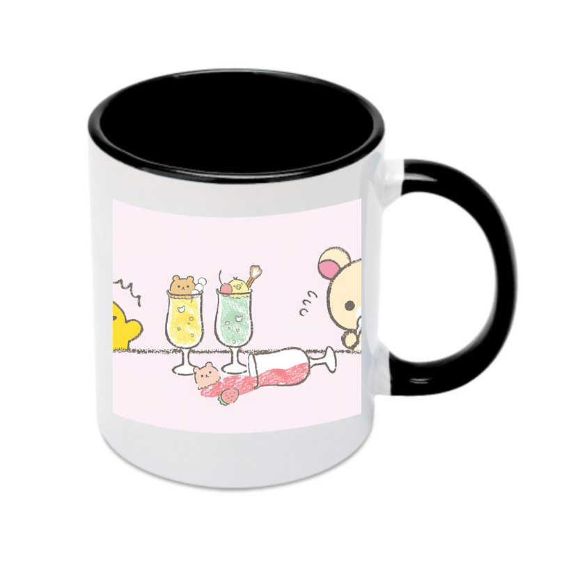 （画像用） リラックマ リラックマ キイロイトリ Rilakkuma Korilakkuma Kiiroitori カラーマグカップ
