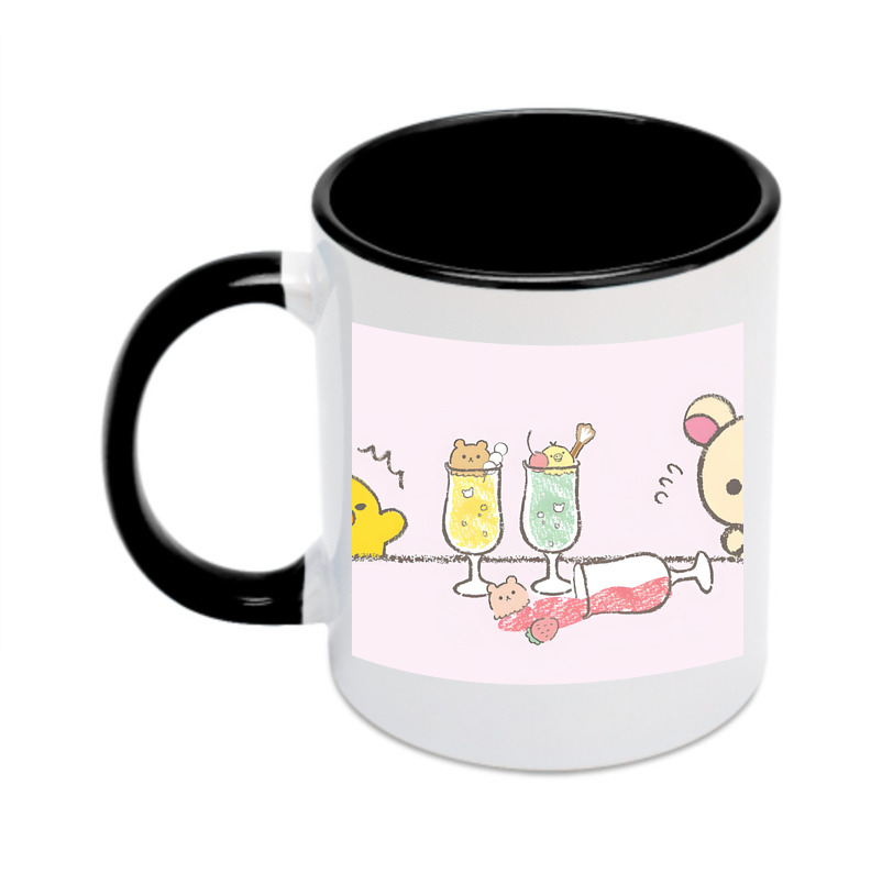 （画像用） リラックマ リラックマ キイロイトリ Rilakkuma Korilakkuma Kiiroitori カラーマグカップ