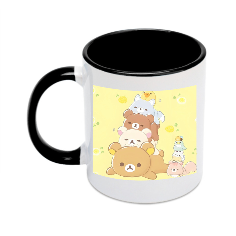 （画像用） リラックマ リラックマ キイロイトリ Rilakkuma Korilakkuma Kiiroitori カラーマグカップ