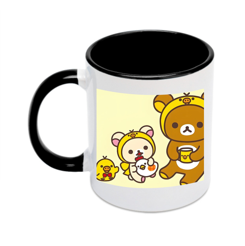 （画像用） リラックマ リラックマ キイロイトリ Rilakkuma Korilakkuma Kiiroitori カラーマグカップ