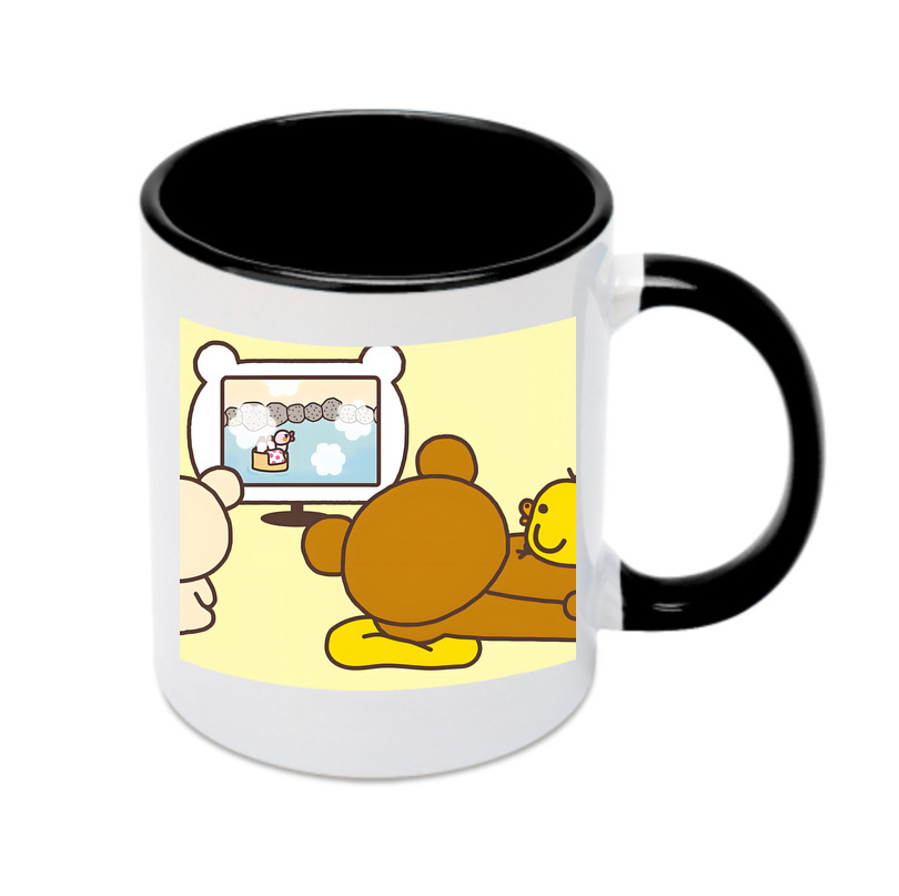 （画像用） リラックマ リラックマ キイロイトリ Rilakkuma Korilakkuma Kiiroitori カラーマグカップ