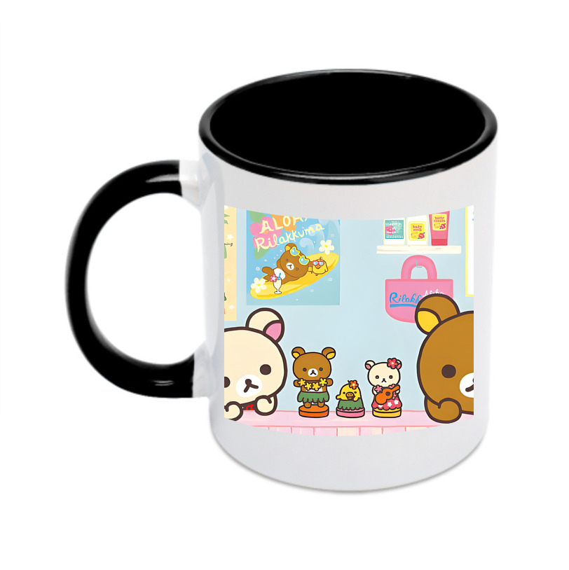 （画像用） リラックマ リラックマ キイロイトリ Rilakkuma Korilakkuma Kiiroitori カラーマグカップ