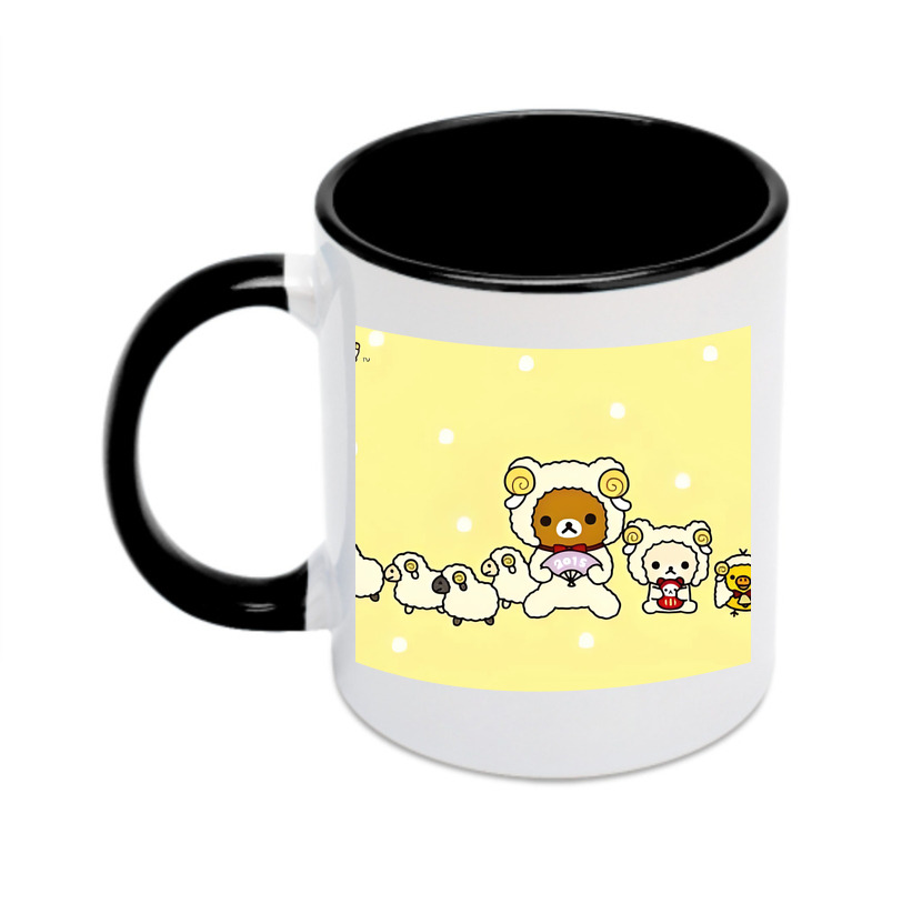 （画像用） リラックマ リラックマ キイロイトリ Rilakkuma Korilakkuma Kiiroitori カラーマグカップ