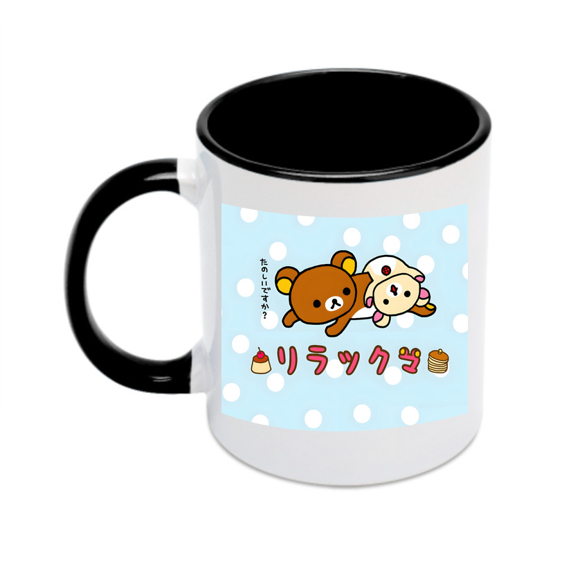 （画像用） リラックマ リラックマ キイロイトリ Rilakkuma Korilakkuma Kiiroitori カラーマグカップ