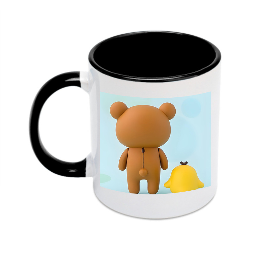 （画像用） リラックマ リラックマ キイロイトリ Rilakkuma Korilakkuma Kiiroitori カラーマグカップ