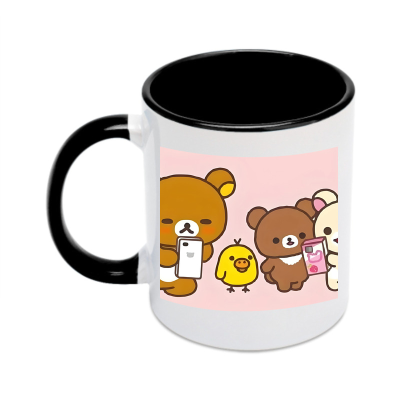 （画像用） リラックマ リラックマ キイロイトリ Rilakkuma Korilakkuma Kiiroitori カラーマグカップ