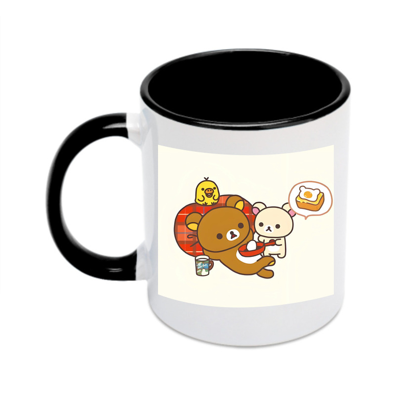 （画像用） リラックマ リラックマ キイロイトリ Rilakkuma Korilakkuma Kiiroitori カラーマグカップ
