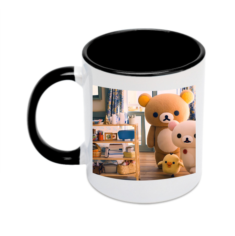 （画像用） リラックマ リラックマ キイロイトリ Rilakkuma Korilakkuma Kiiroitori カラーマグカップ