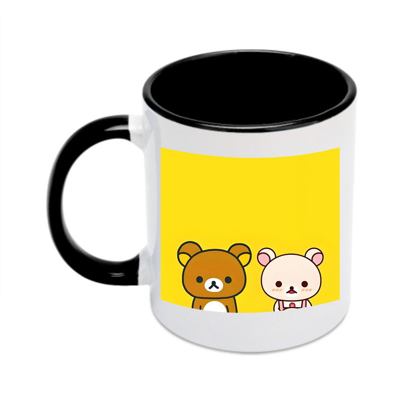 （画像用） リラックマ リラックマ キイロイトリ Rilakkuma Korilakkuma Kiiroitori カラーマグカップ