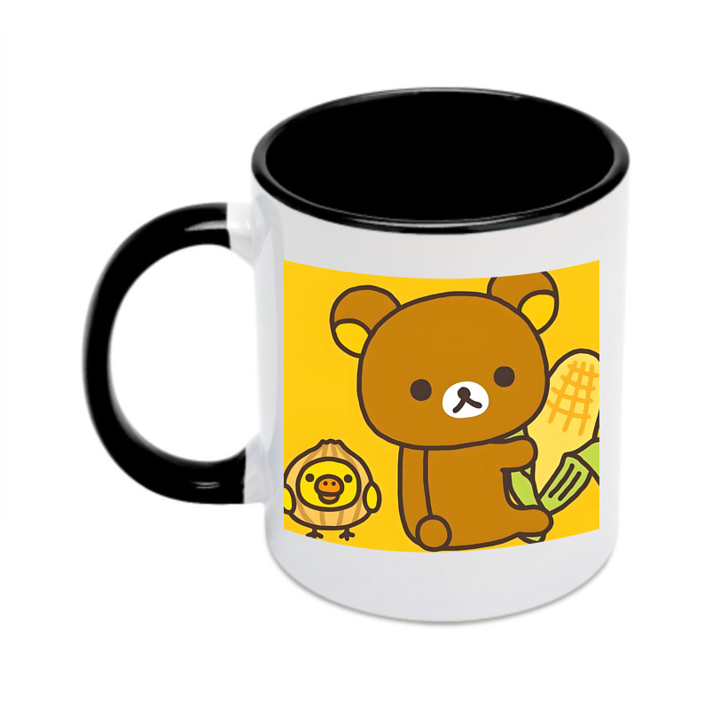 （画像用） リラックマ リラックマ キイロイトリ Rilakkuma Korilakkuma Kiiroitori カラーマグカップ