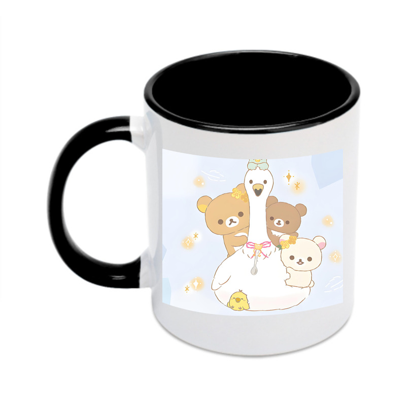 （画像用） リラックマ リラックマ キイロイトリ Rilakkuma Korilakkuma Kiiroitori カラーマグカップ