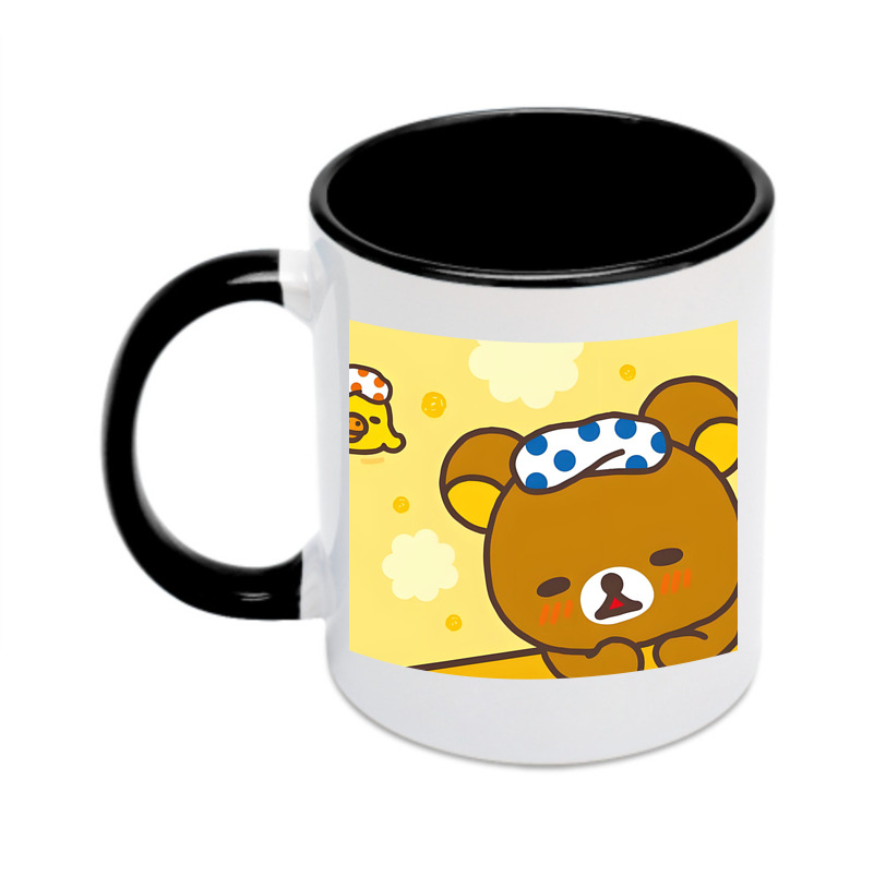 （画像用） リラックマ リラックマ キイロイトリ Rilakkuma Korilakkuma Kiiroitori カラーマグカップ
