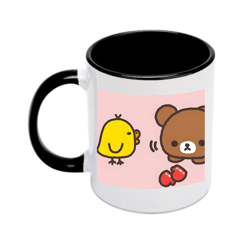 （画像用） リラックマ リラックマ キイロイトリ Rilakkuma Korilakkuma Kiiroitori カラーマグカップ