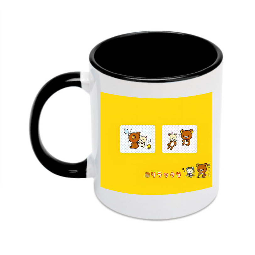 （画像用） リラックマ リラックマ キイロイトリ Rilakkuma Korilakkuma Kiiroitori カラーマグカップ