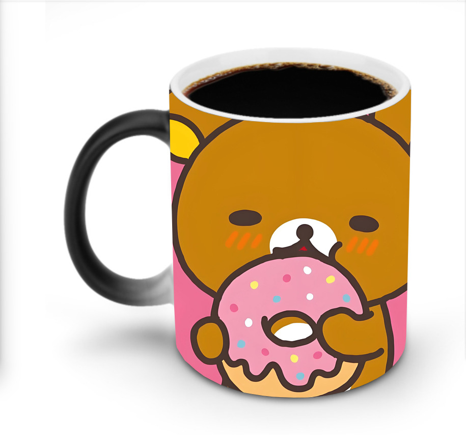 （画像用） リラックマ リラックマ キイロイトリ Rilakkuma Korilakkuma Kiiroitori 温度変色マグカップ