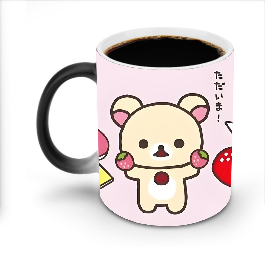 （画像用） リラックマ リラックマ キイロイトリ Rilakkuma Korilakkuma Kiiroitori 温度変色マグカップ