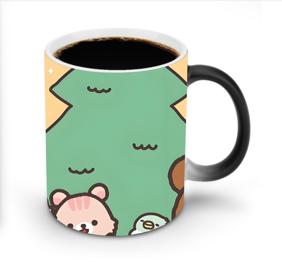 （画像用） リラックマ リラックマ キイロイトリ Rilakkuma Korilakkuma Kiiroitori 温度変色マグカップ