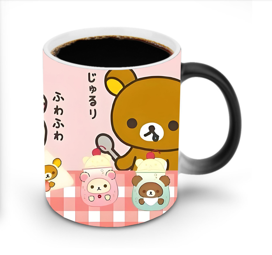 （画像用） リラックマ リラックマ キイロイトリ Rilakkuma Korilakkuma Kiiroitori 温度変色マグカップ