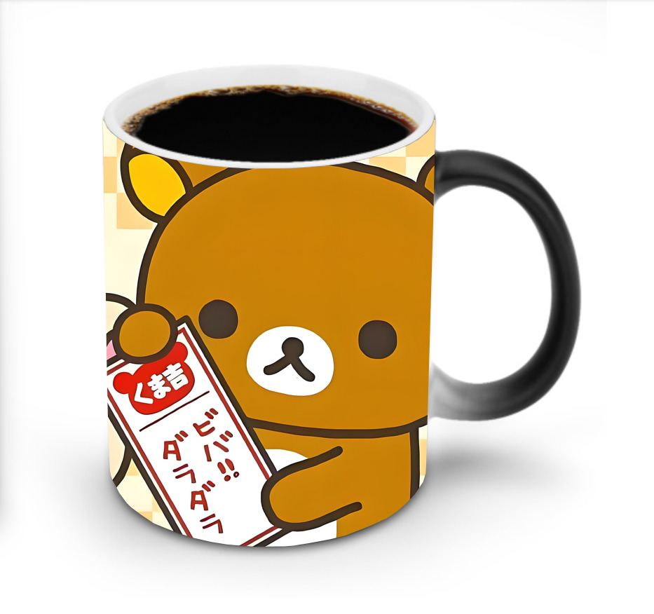 （画像用） リラックマ リラックマ キイロイトリ Rilakkuma Korilakkuma Kiiroitori 温度変色マグカップ