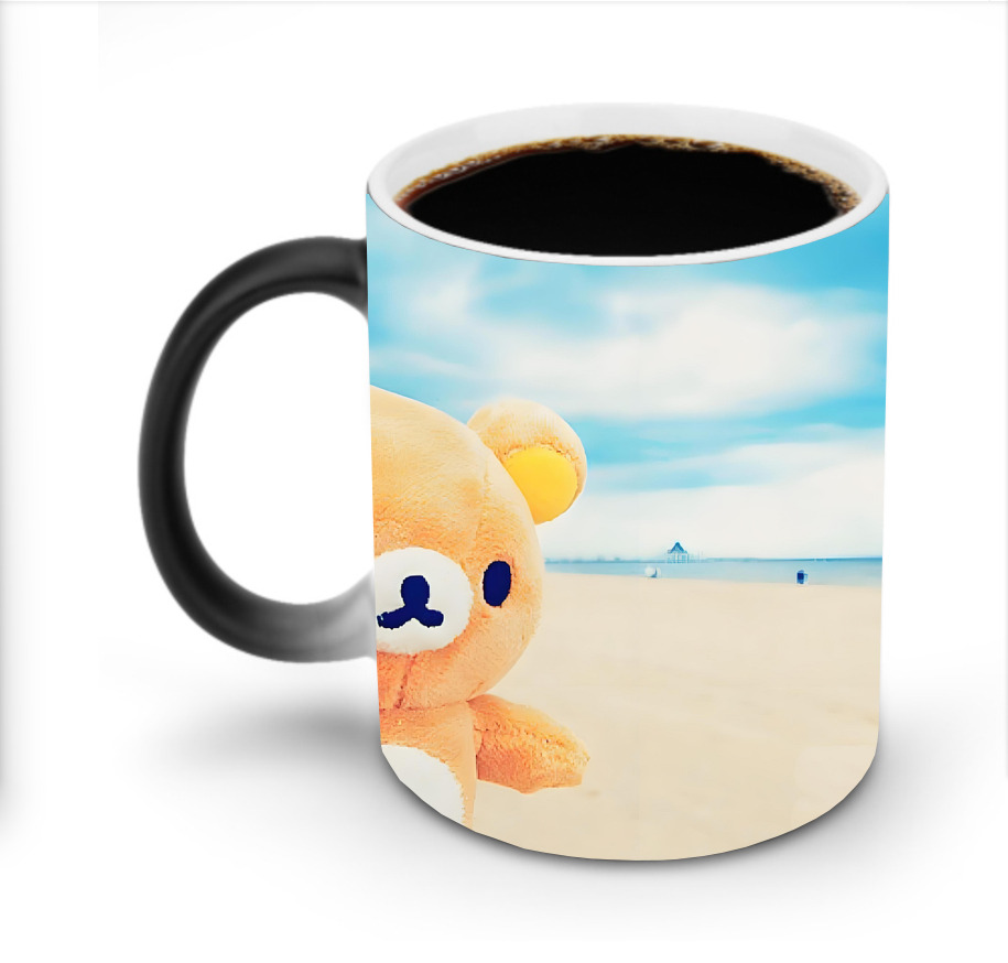 （画像用） リラックマ リラックマ キイロイトリ Rilakkuma Korilakkuma Kiiroitori 温度変色マグカップ