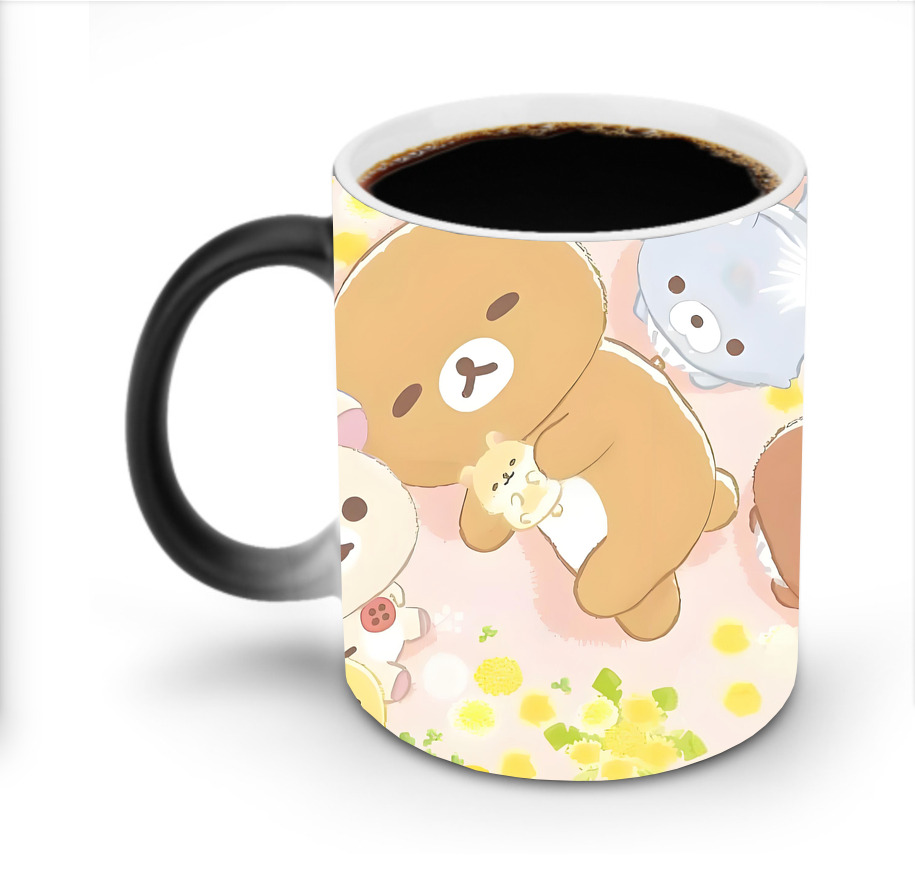 （画像用） リラックマ リラックマ キイロイトリ Rilakkuma Korilakkuma Kiiroitori 温度変色マグカップ
