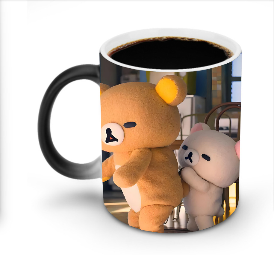 （画像用） リラックマ リラックマ キイロイトリ Rilakkuma Korilakkuma Kiiroitori 温度変色マグカップ
