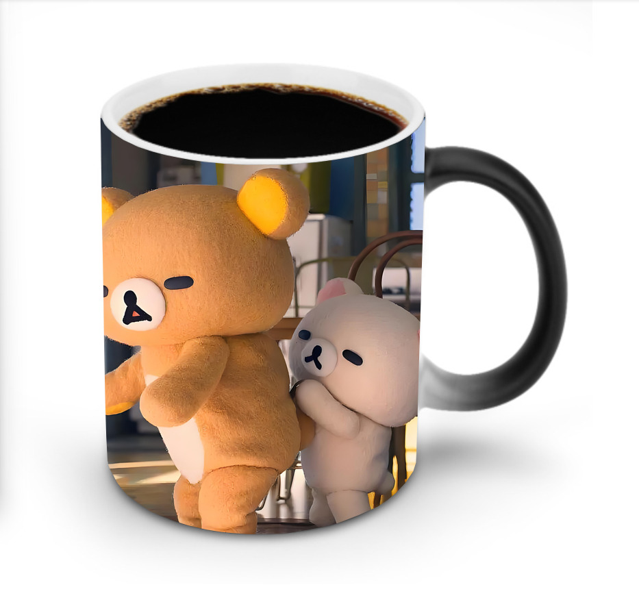 （画像用） リラックマ リラックマ キイロイトリ Rilakkuma Korilakkuma Kiiroitori 温度変色マグカップ